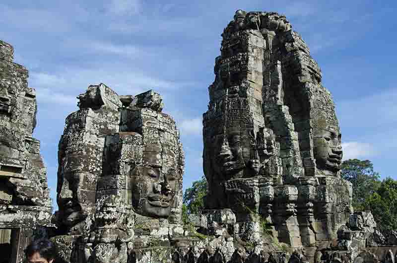 57 - Camboya - Angkor - ciudad de Angkor Thom - templo de Bayon